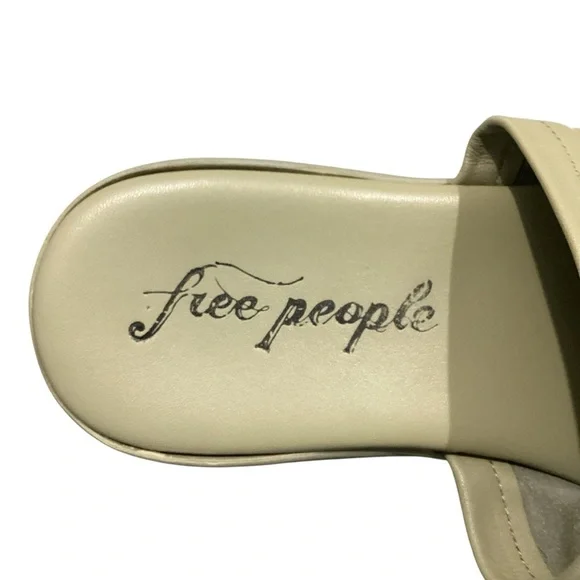 Free People Poolside Sporty Platform Sandal Slides Chunky Khaki Size 9.5 (40) - Picture 6 of 9